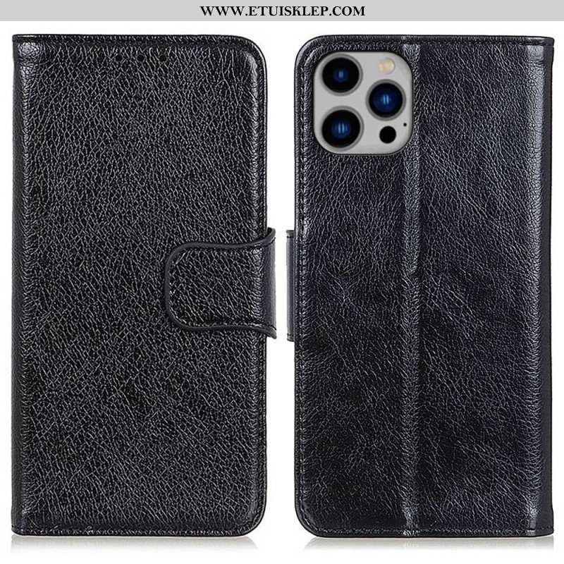 Etui Folio do iPhone 14 Plus Dwoina Skóry Nappa